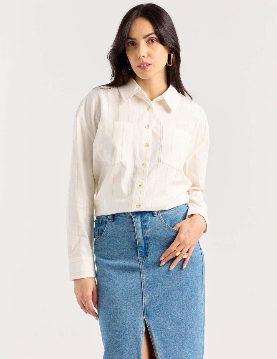 Blusa manga larga para mujer 1