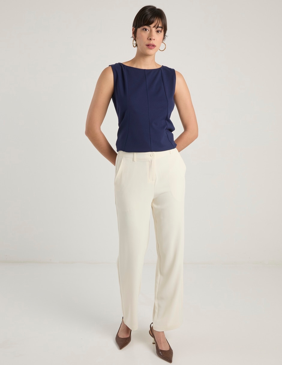 Pantalón recto para mujer 5