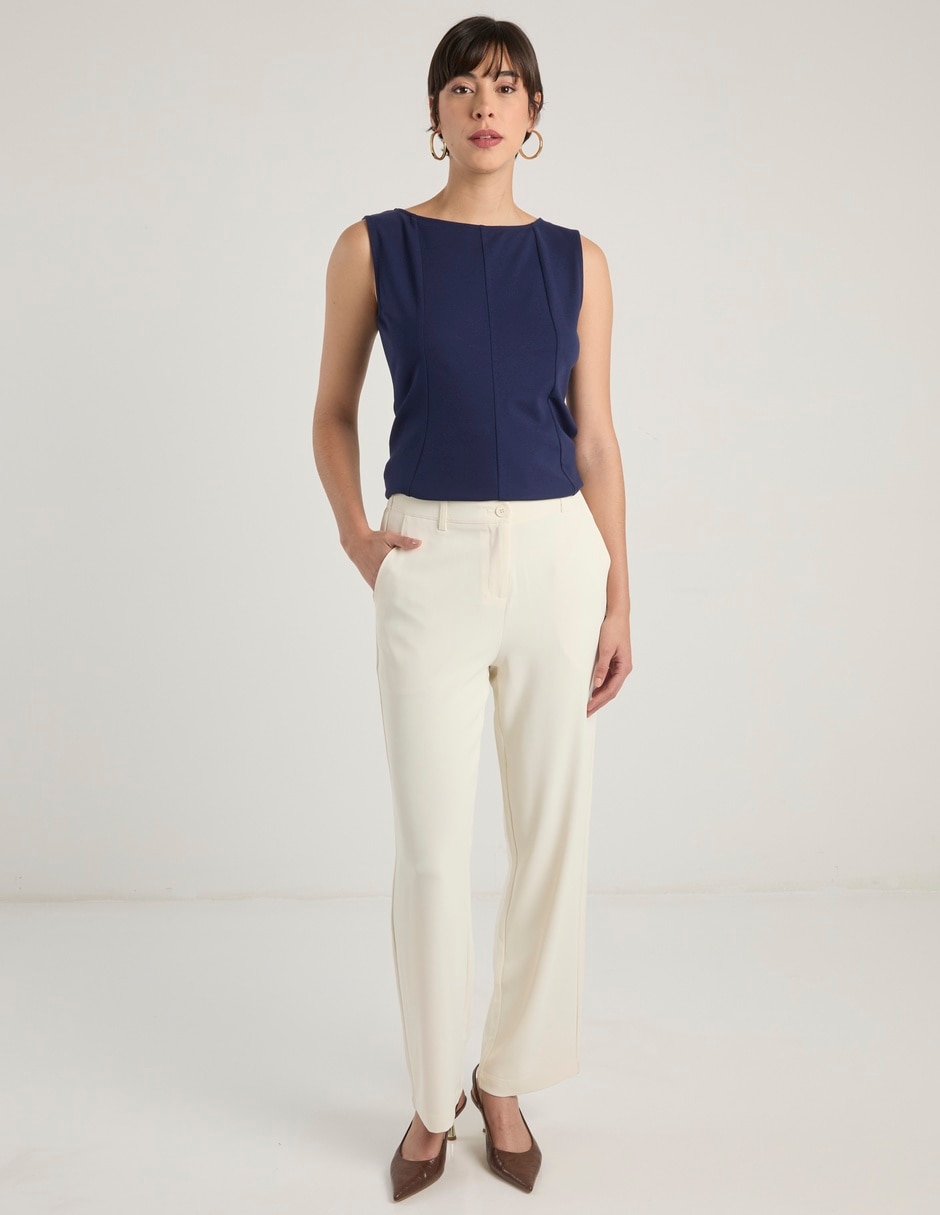 Pantalón recto para mujer 4
