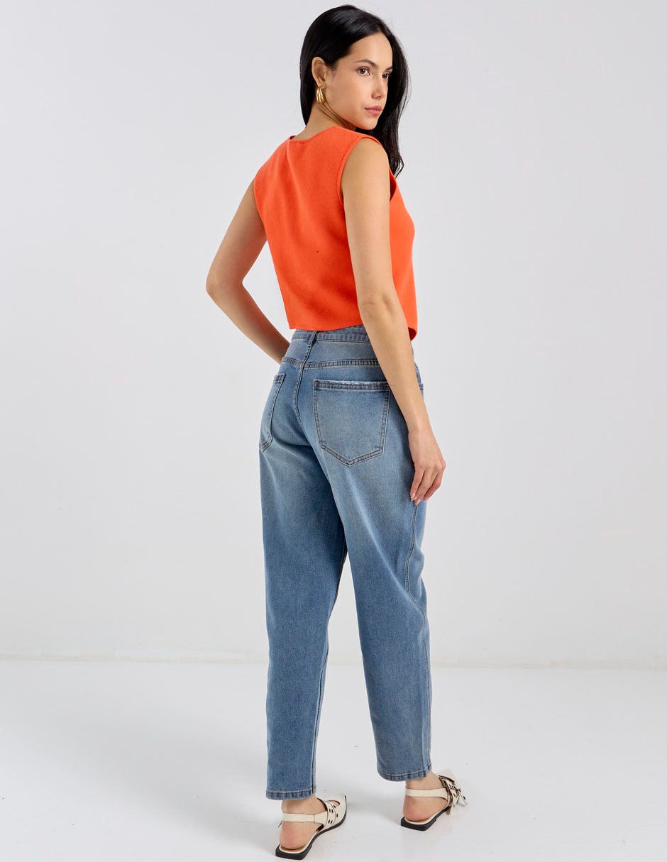 Jeans straight para mujer