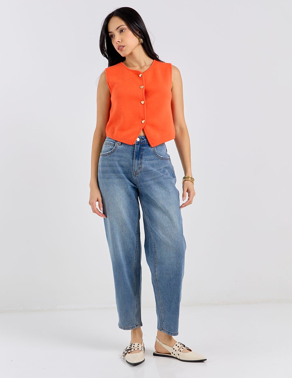 Jeans straight para mujer