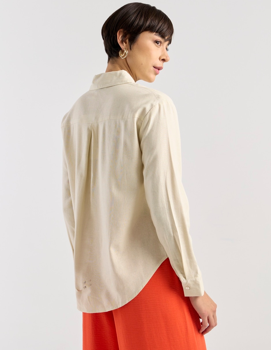 Blusa manga larga para mujer 5