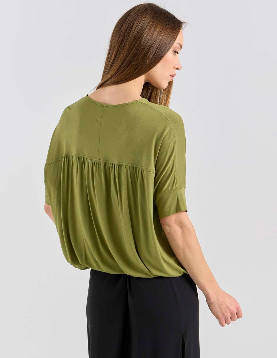 Blusa manga corta para mujer 5