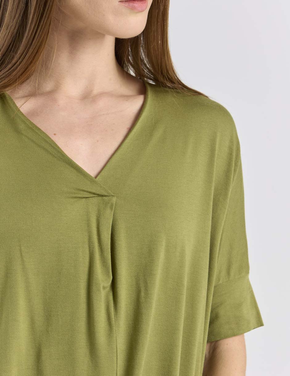 Blusa manga corta para mujer 7