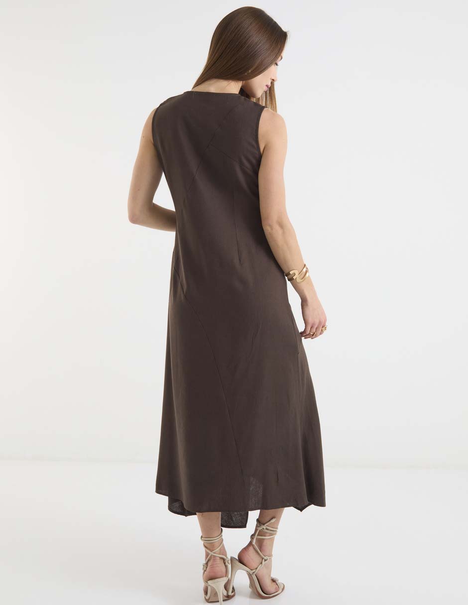Vestido crop de fiesta