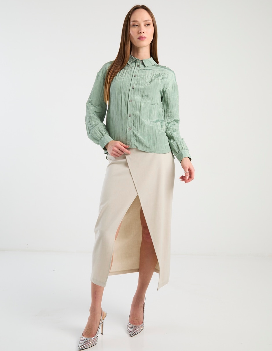 Blusa manga larga para mujer 6
