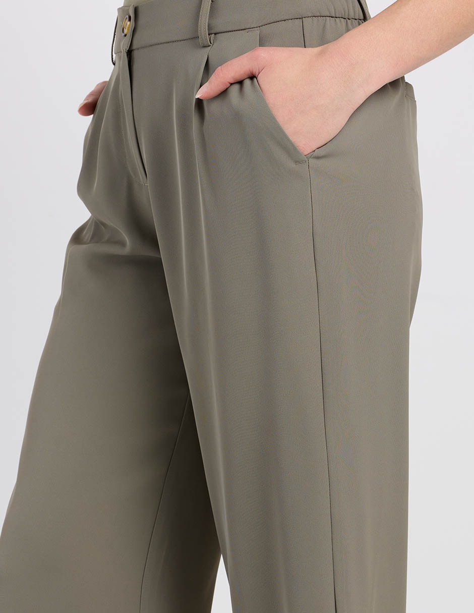 Pantalón capri straight para mujer
