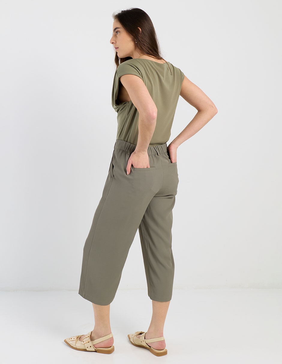 Pantalón capri straight para mujer 6