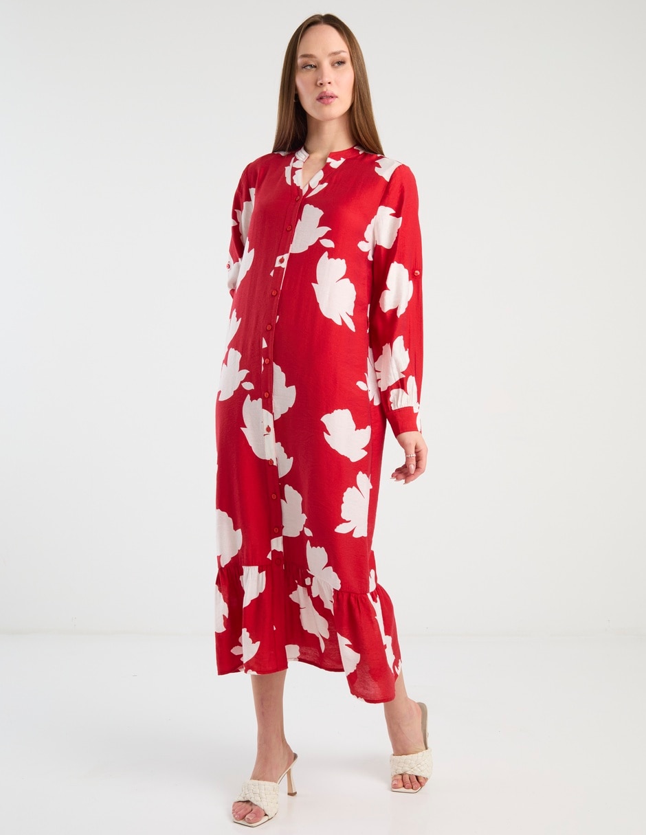 Vestido midi casual para mujer Vestido midi casual para mujer