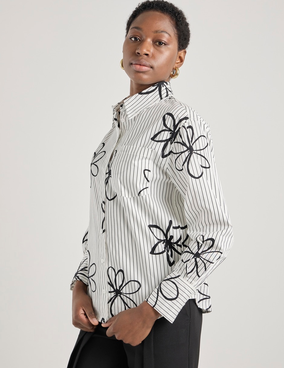 Blusa manga larga para mujer 1