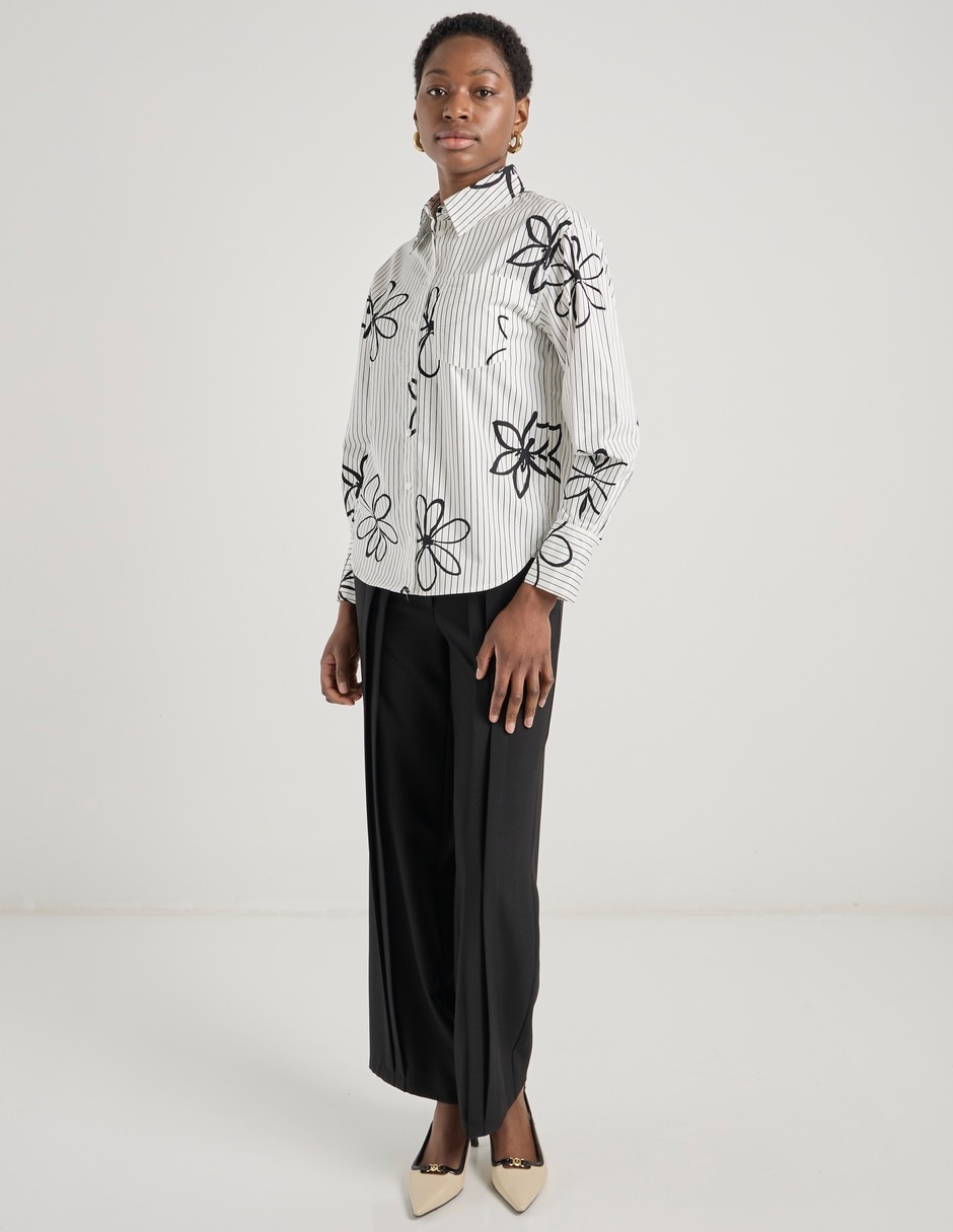 Blusa manga larga para mujer 7