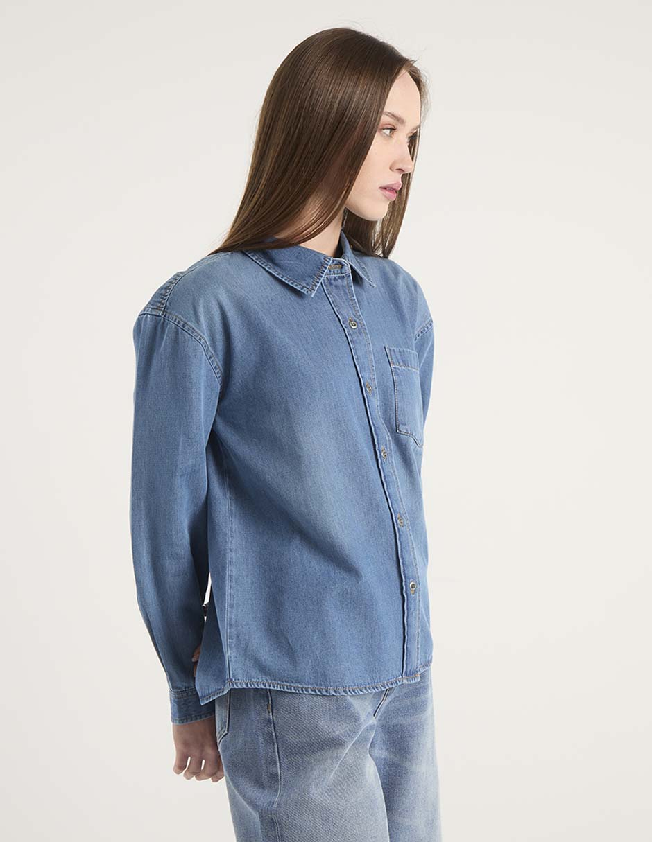 Blusa manga larga para mujer 7
