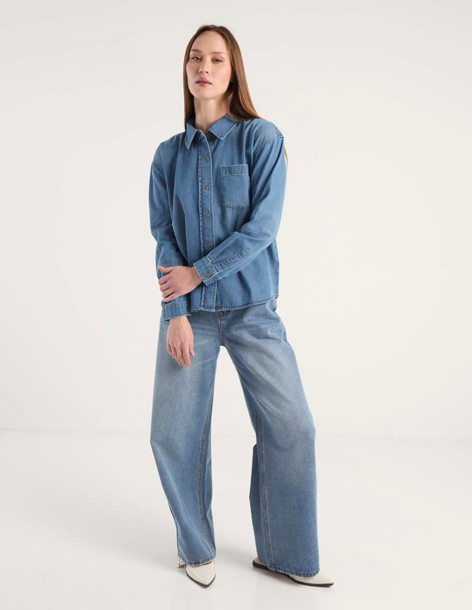 Blusa manga larga para mujer 8