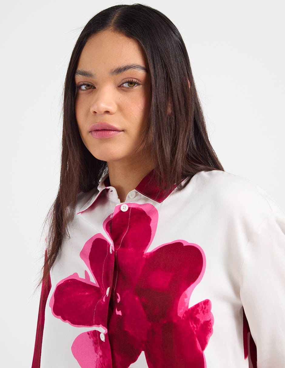 Blusa Contempo manga larga para mujer
