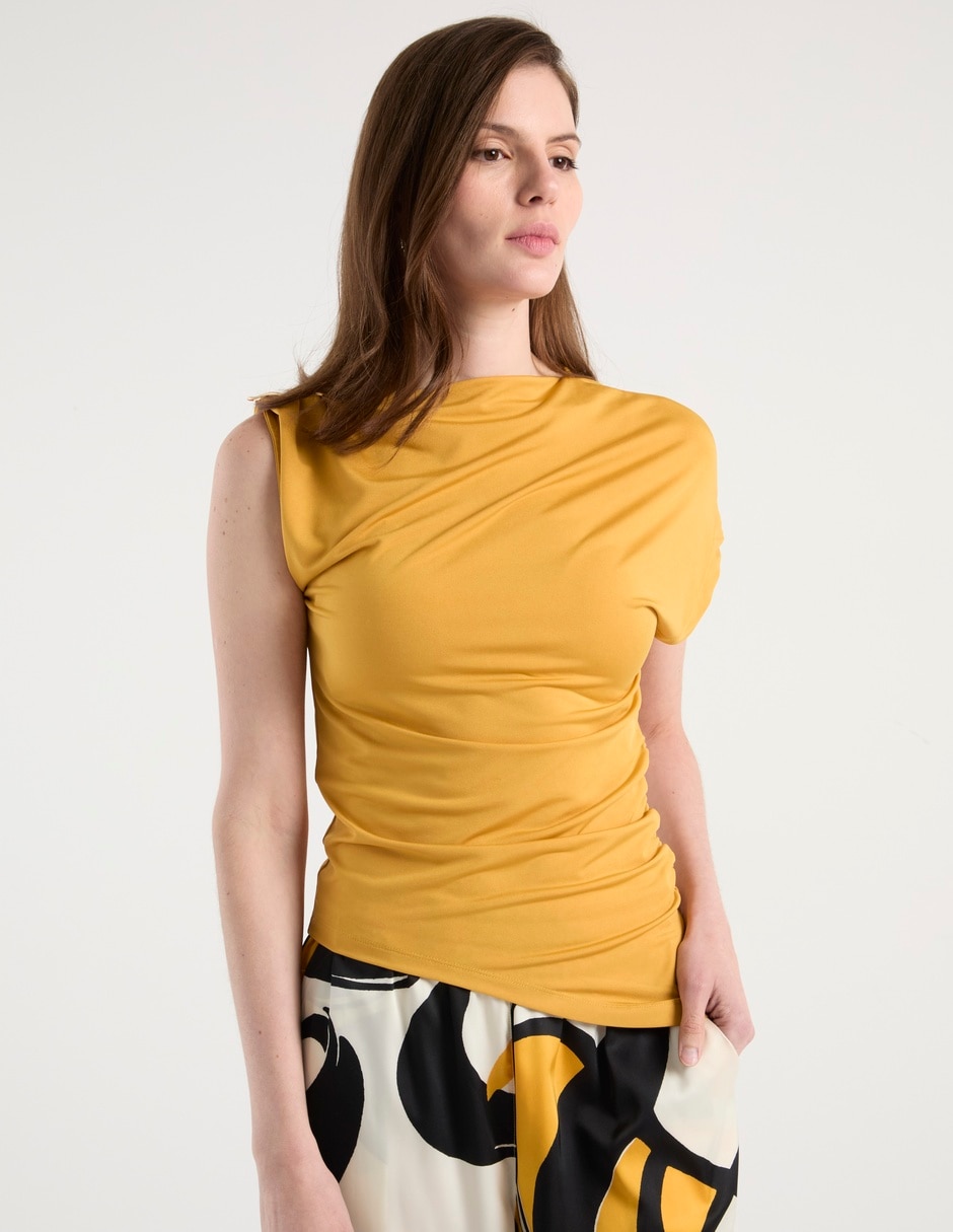 Blusa Contempo manga corta para mujer