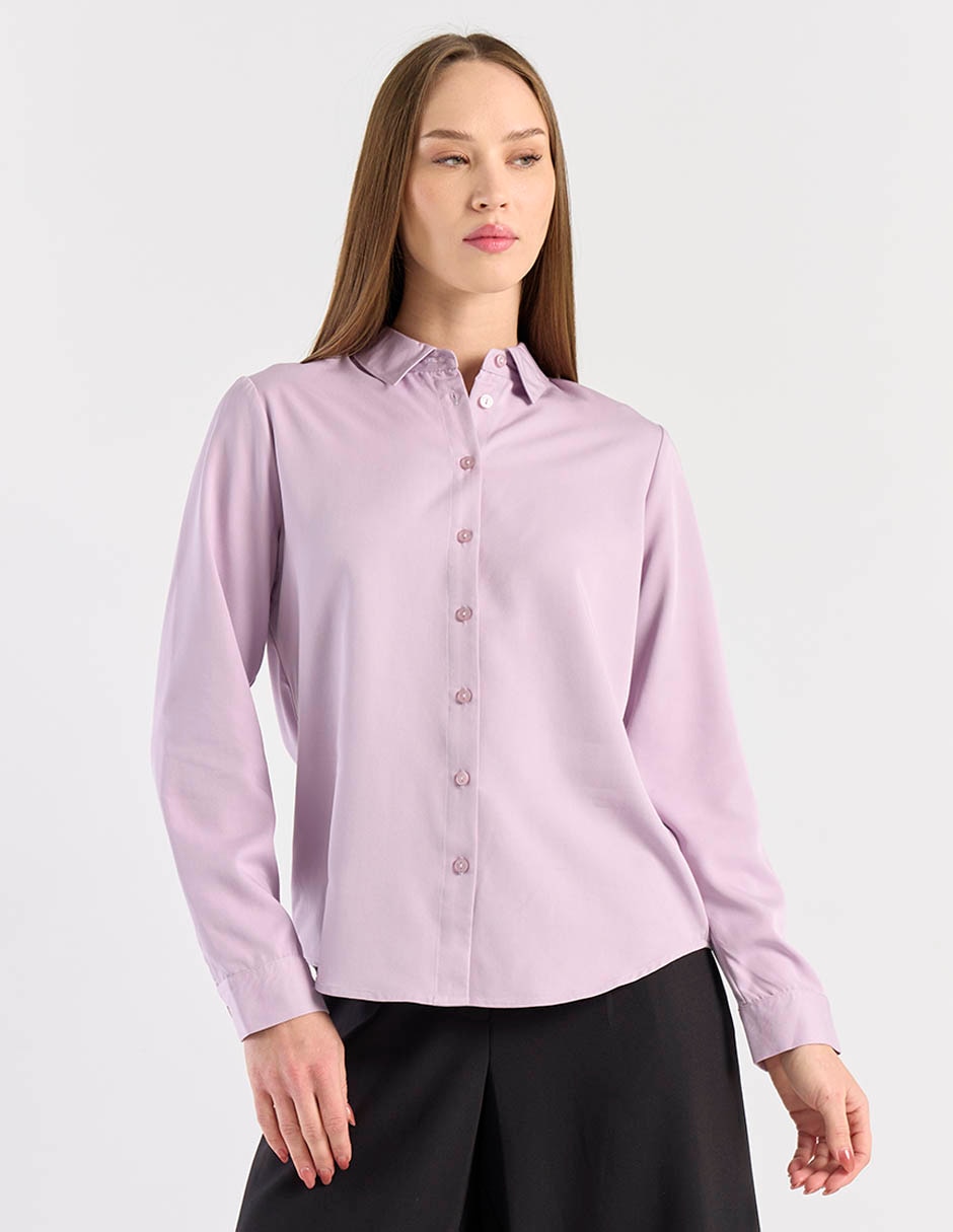 Blusa Contempo manga larga para mujer 7