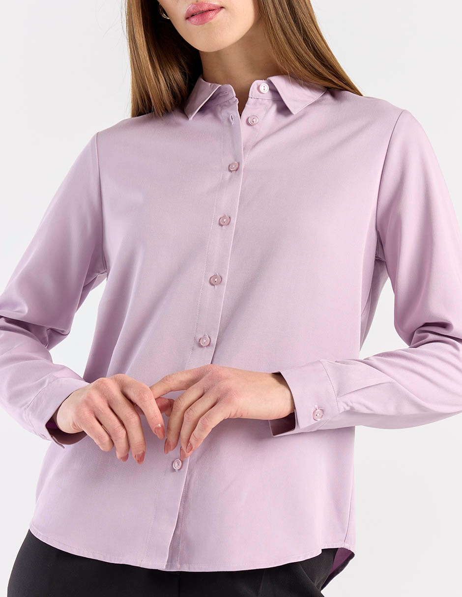Blusa Contempo manga larga para mujer 9