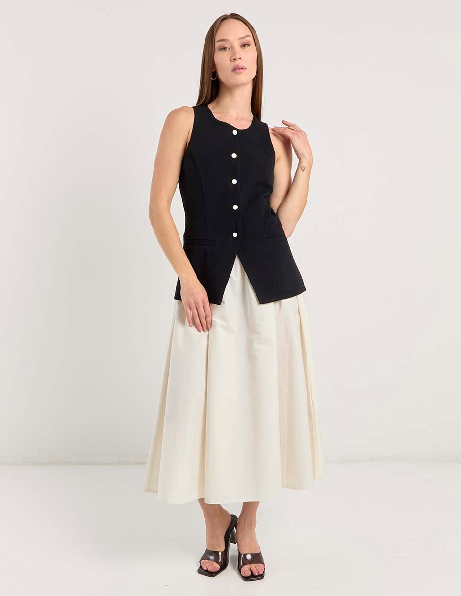 Vestido crop casual para mujer