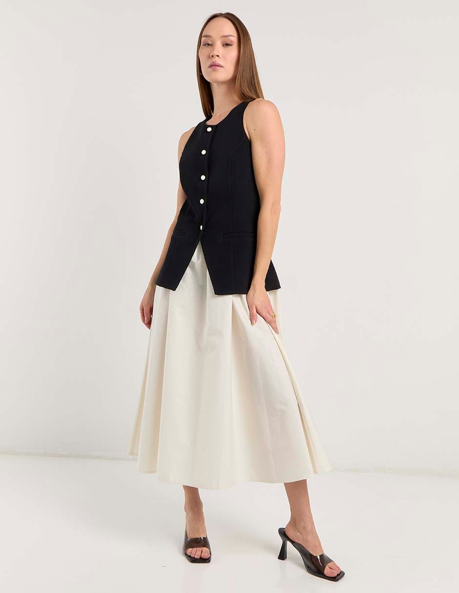 Vestido crop casual para mujer 2