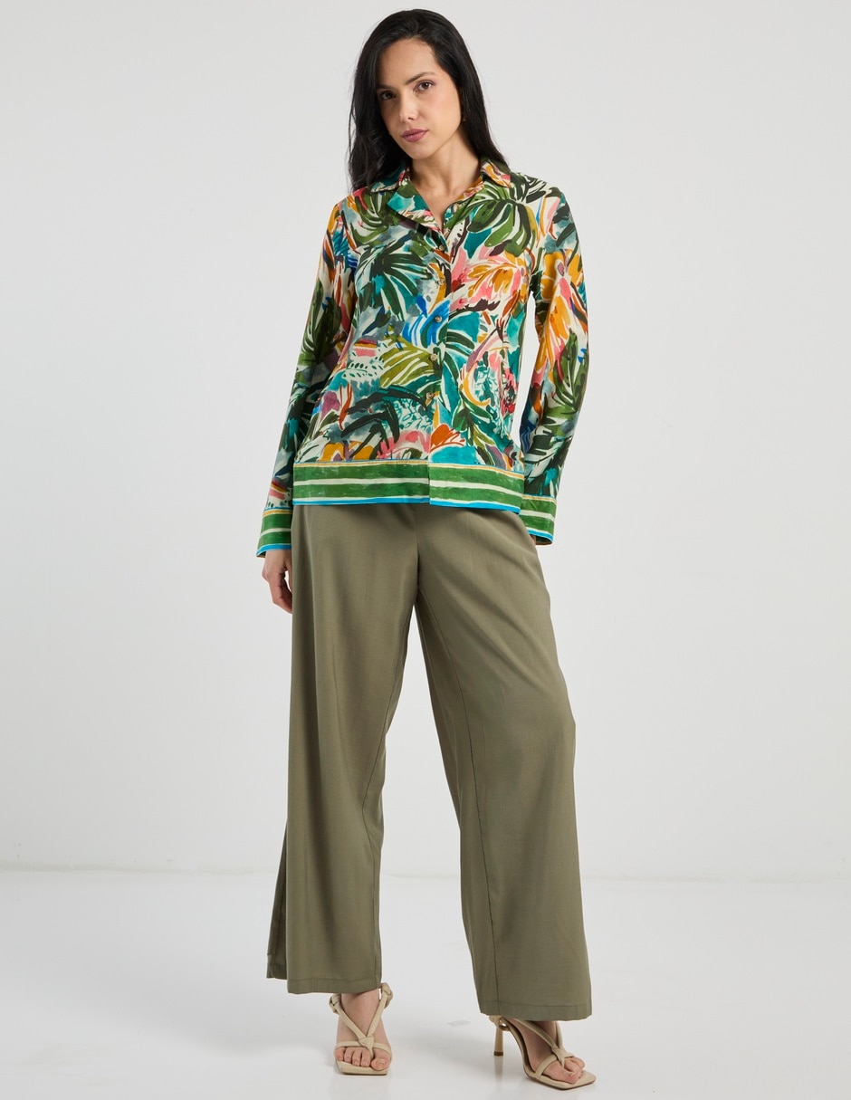 Blusa manga larga para mujer 7