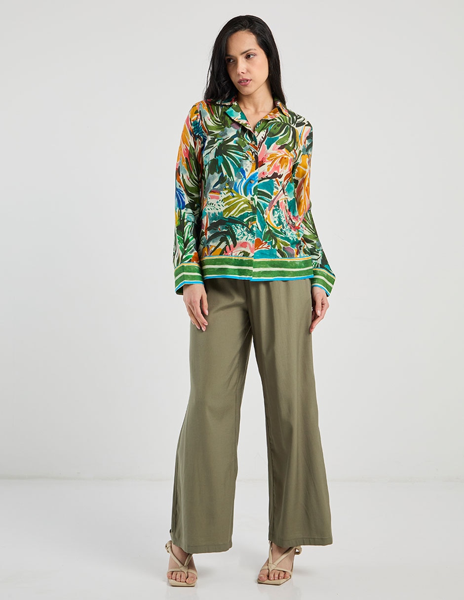 Blusa manga larga para mujer 8