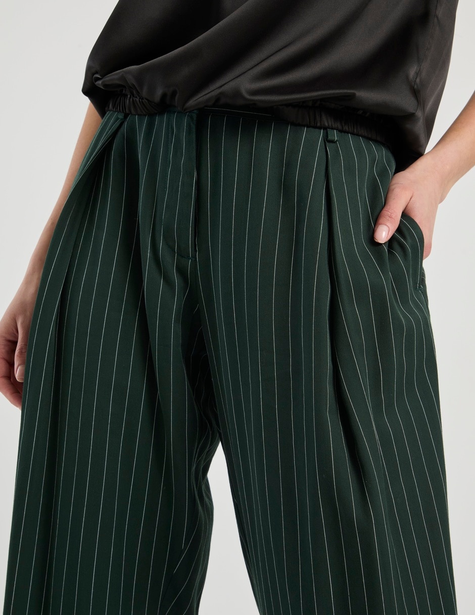 Pantalón de vestir relajado para mujer