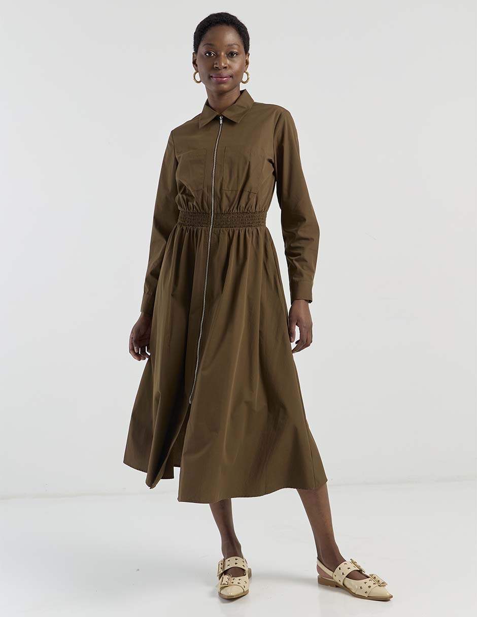 Vestido midi casual para mujer