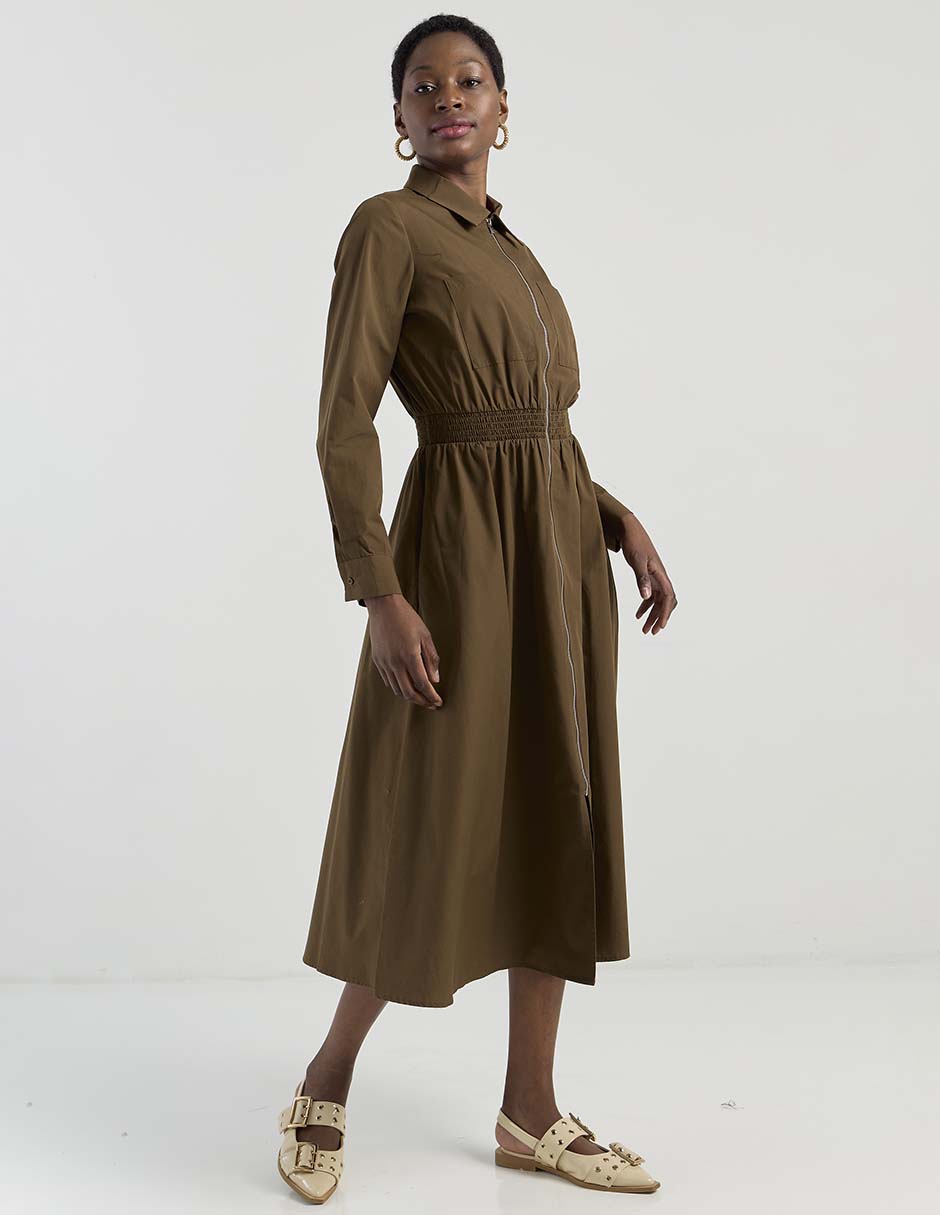 Vestido midi casual para mujer