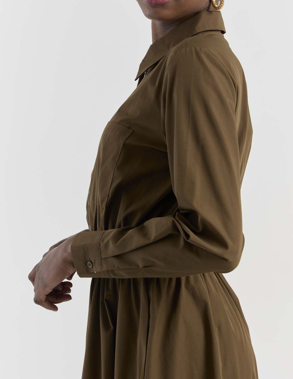 Vestido midi casual para mujer