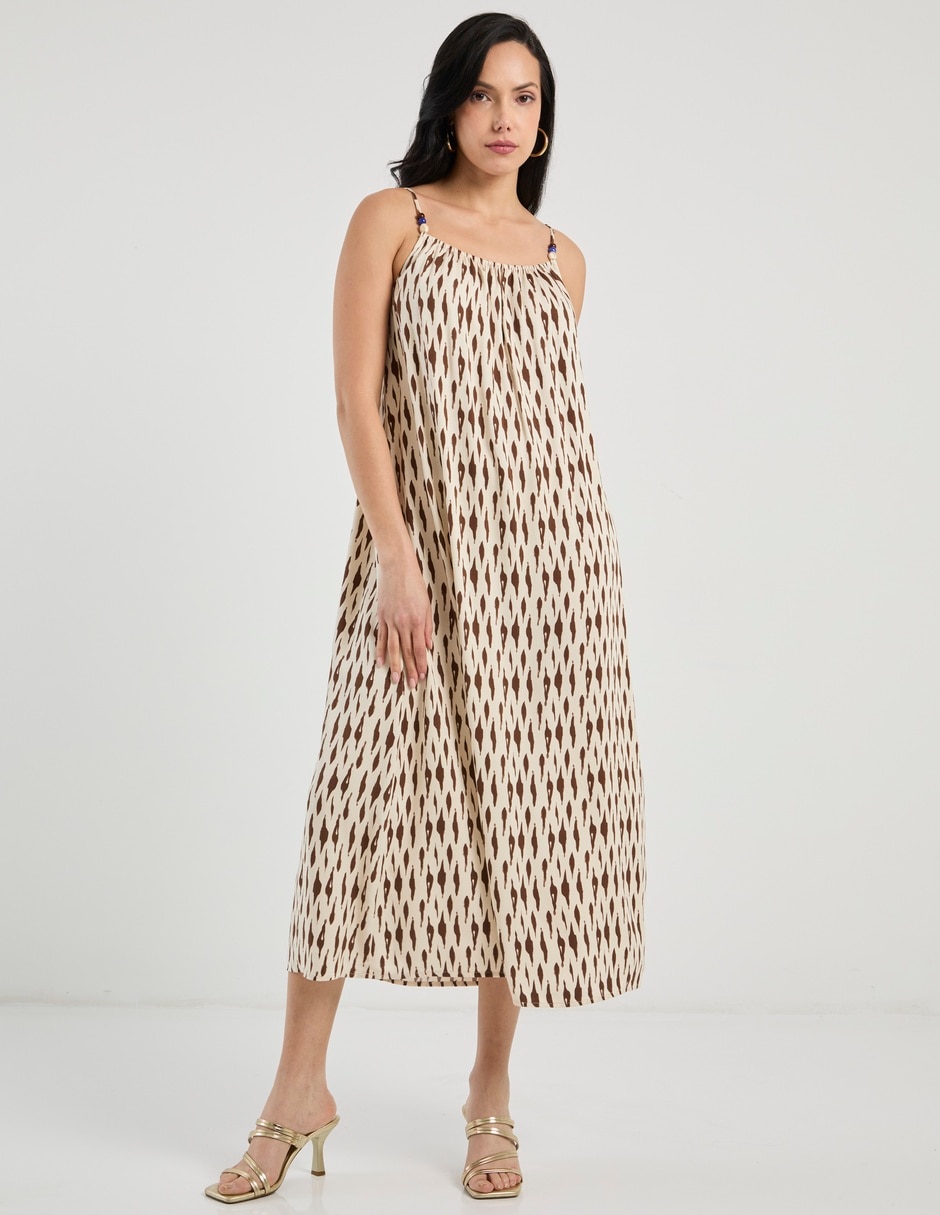 Vestido midi casual para mujer