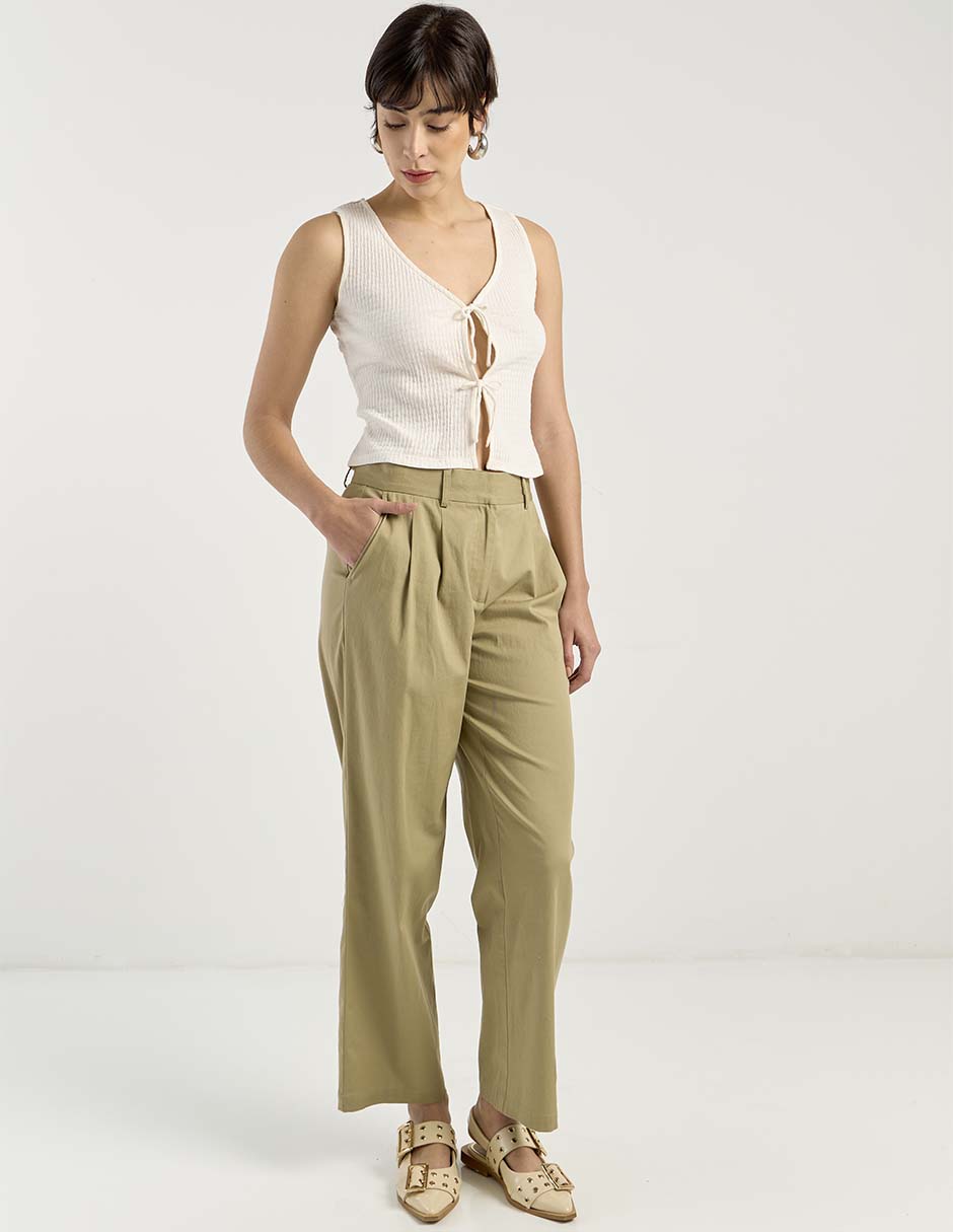 Pantalón relajado para mujer
