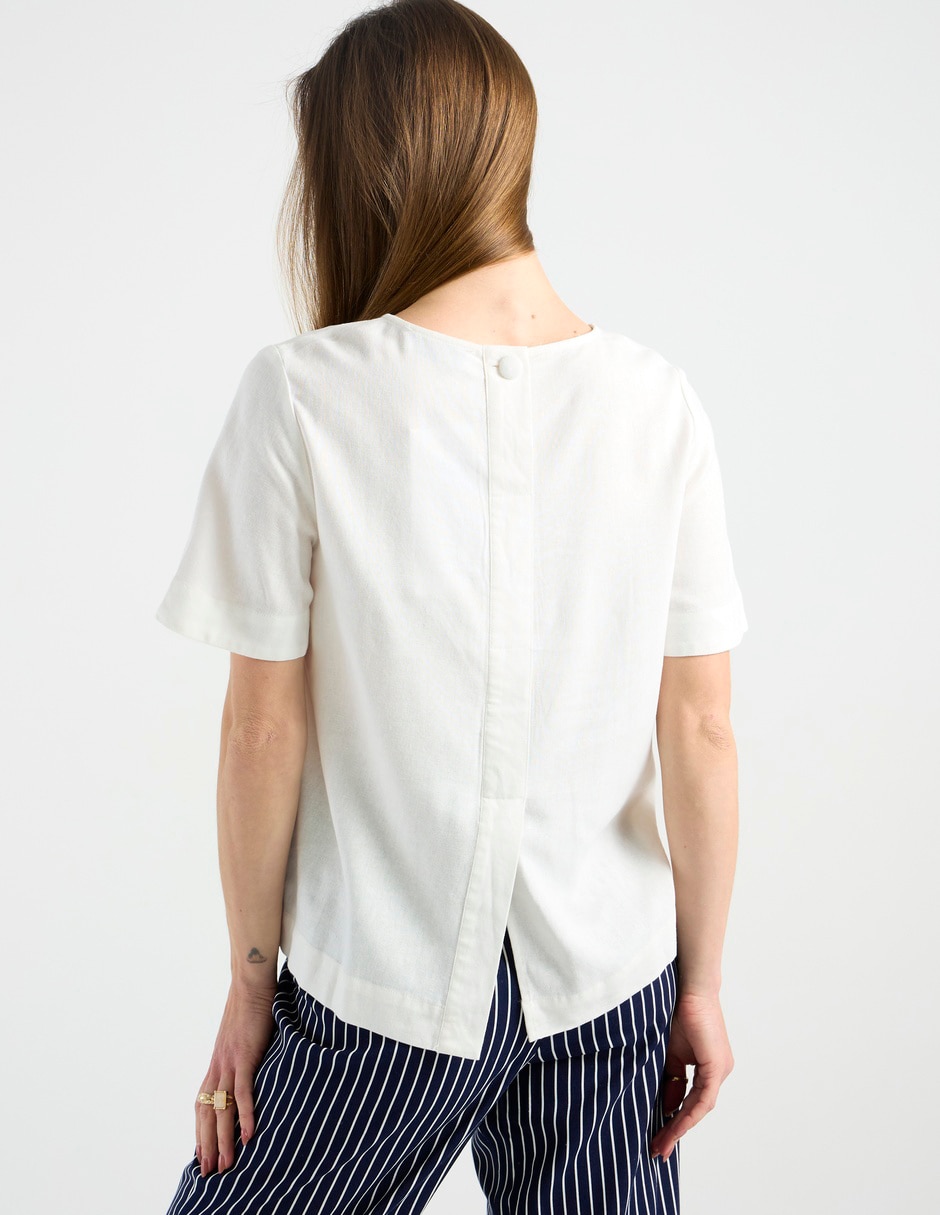 Blusa manga corta para mujer 6