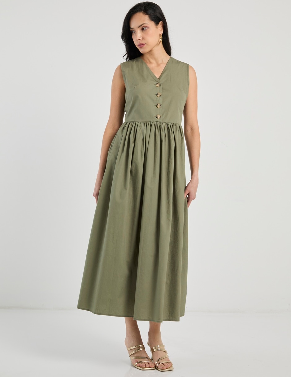 Vestido crop casual para mujer
