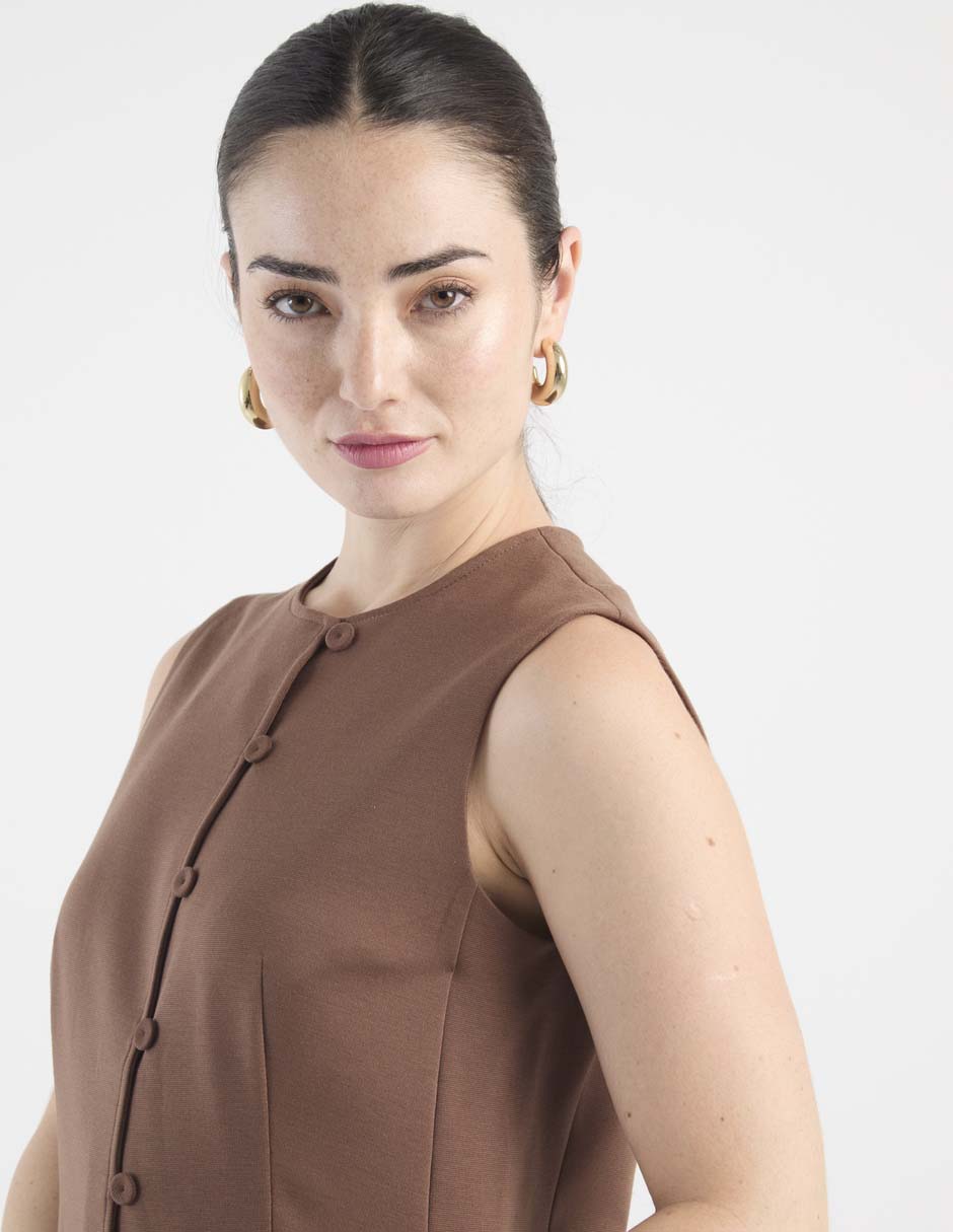 Chaleco contempo para mujer