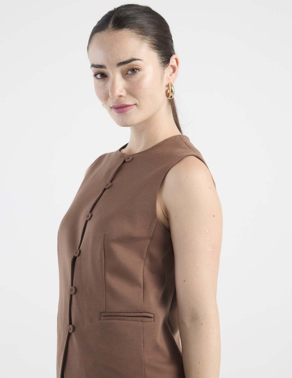 Chaleco contempo para mujer