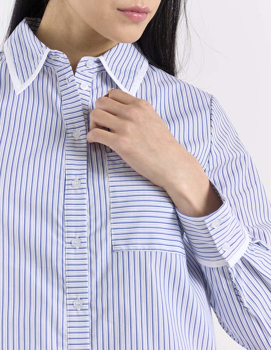 Blusa manga larga para mujer 7