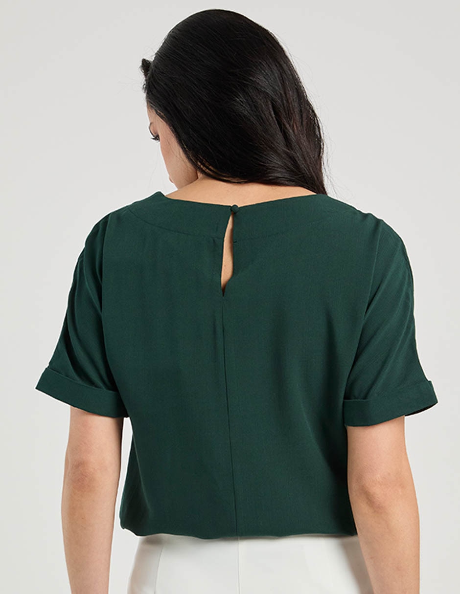 Blusa manga corta para mujer 12