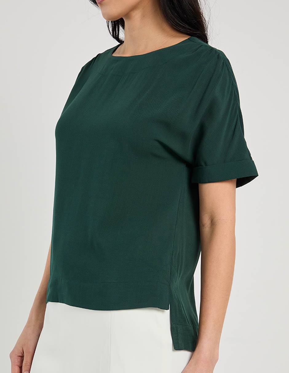 Blusa manga corta para mujer 13