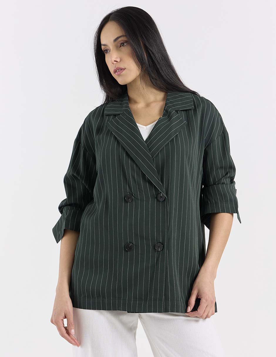 Saco casual Contempo para mujer
