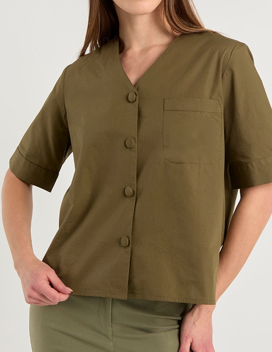 Blusa Contempo manga corta para mujer