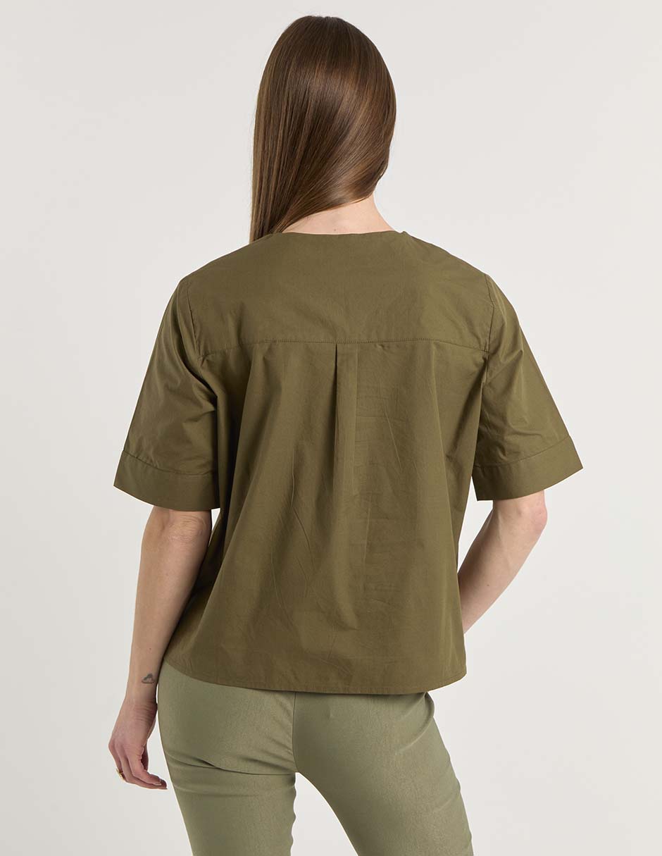 Blusa Contempo manga corta para mujer