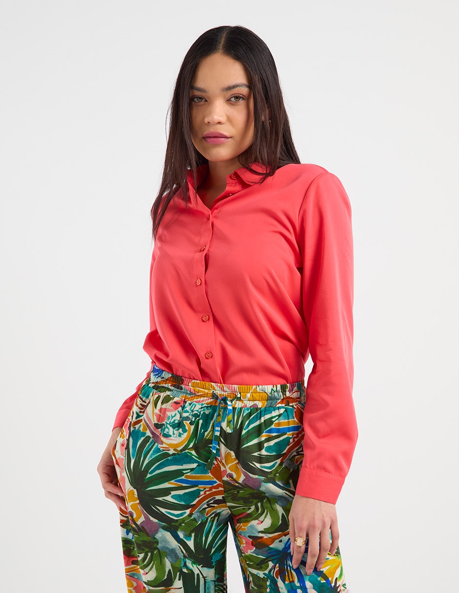 Blusa manga larga para mujer 1