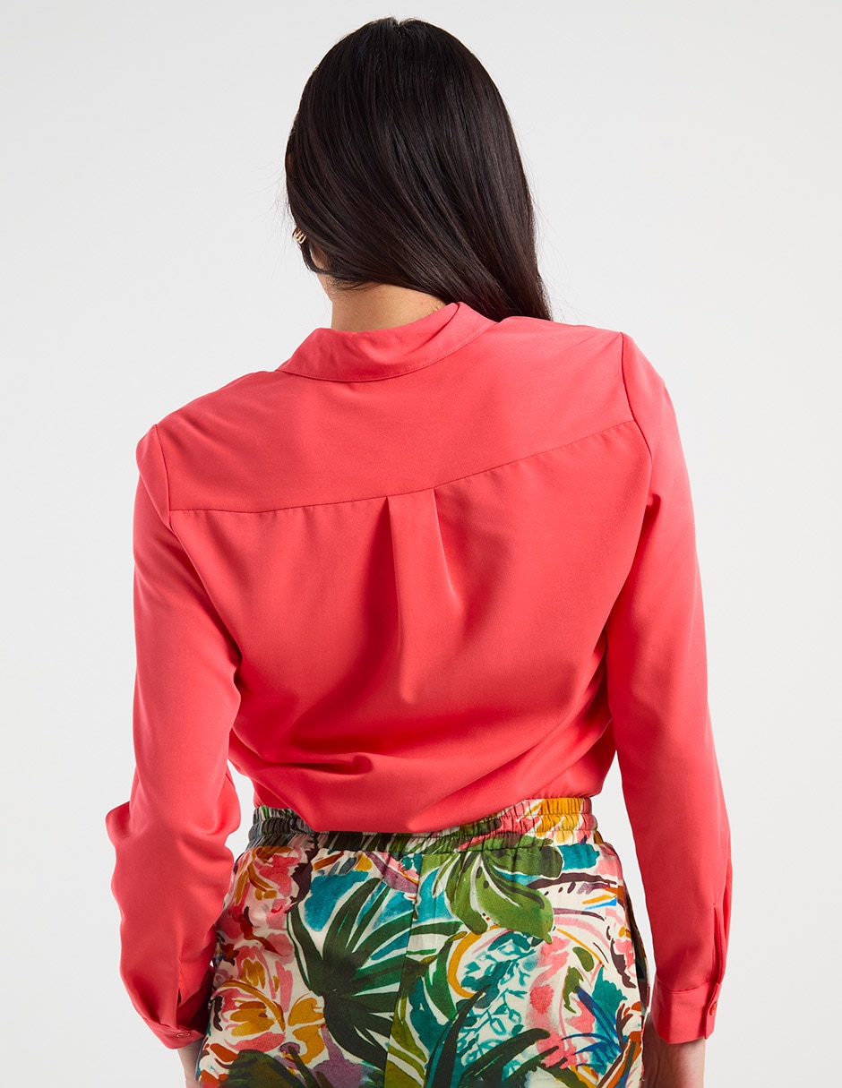 Blusa manga larga para mujer 11