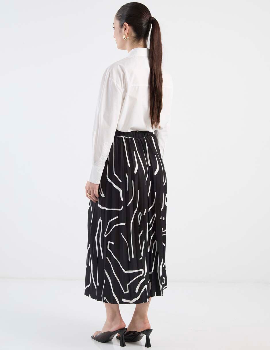 Falda crop a la cintura 2