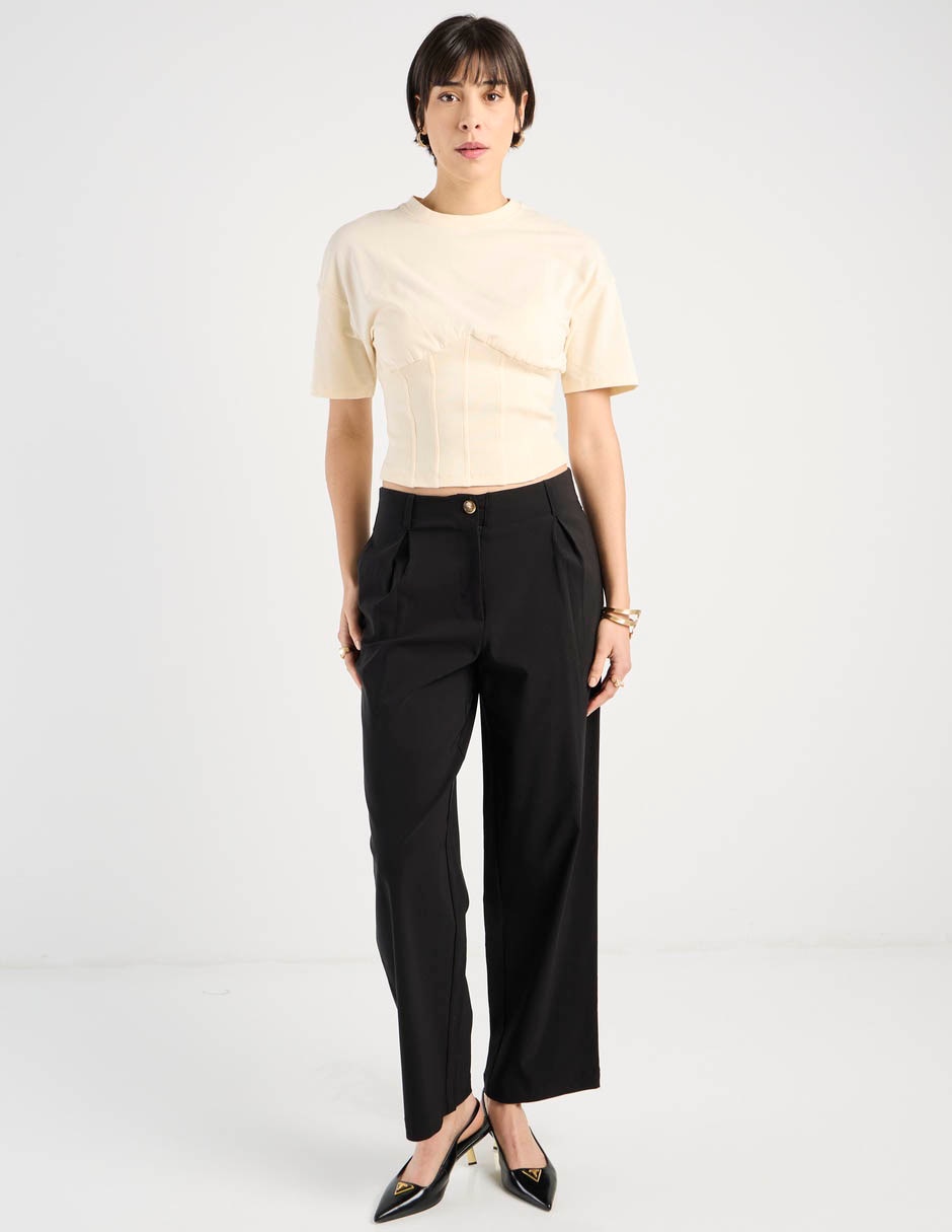 Pantalón wide leg para mujer 4