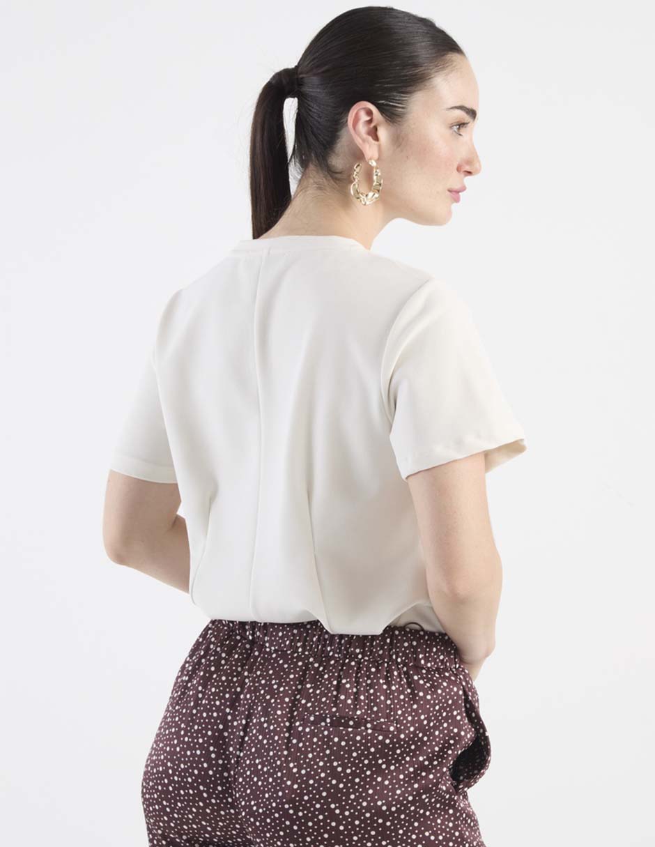 Blusa manga corta para mujer 2