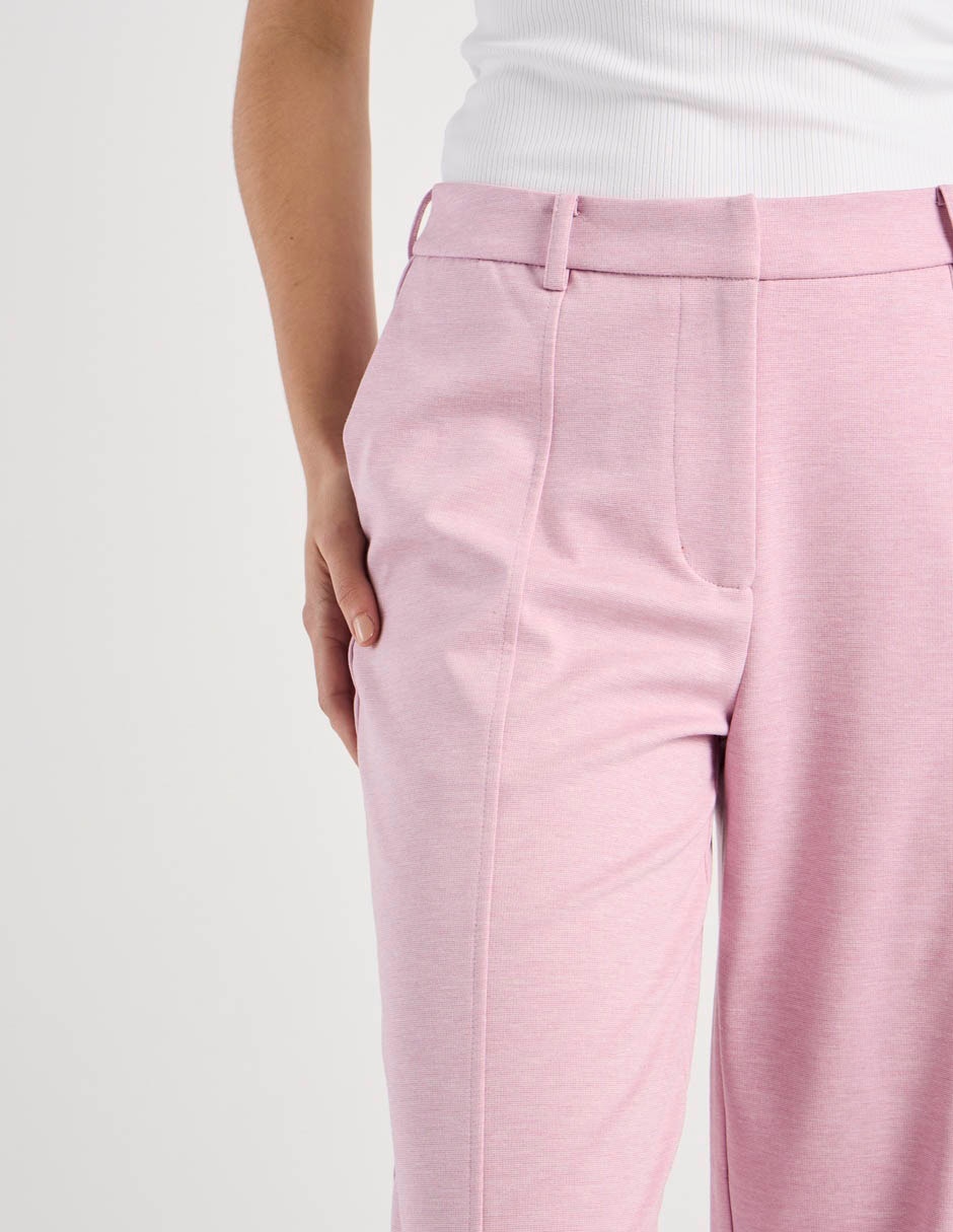 Pantalón chino recto para mujer