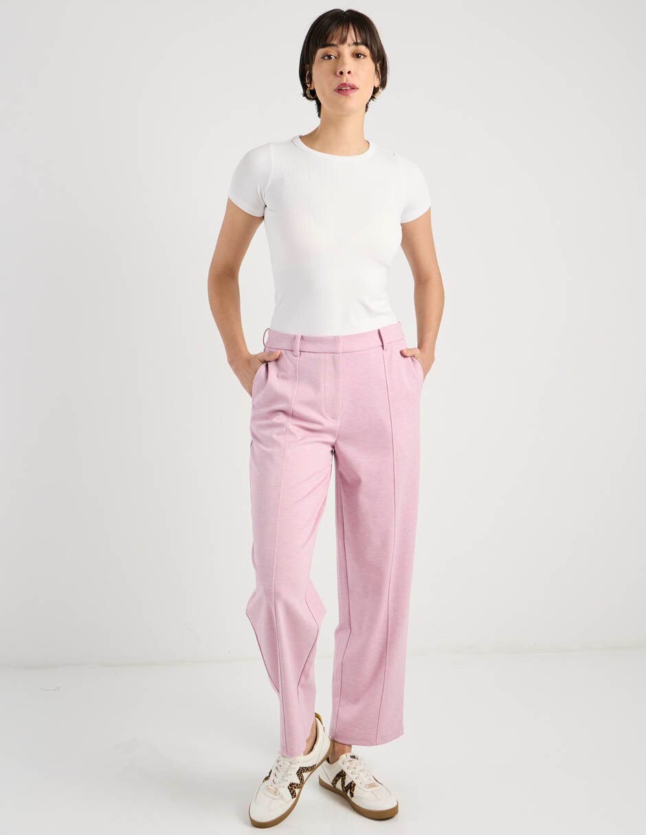 Playera manga corta cuello redondo para mujer 3