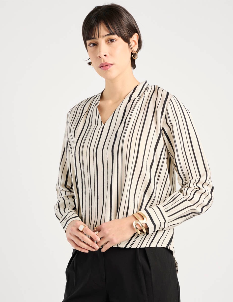 Blusa manga larga para mujer 1