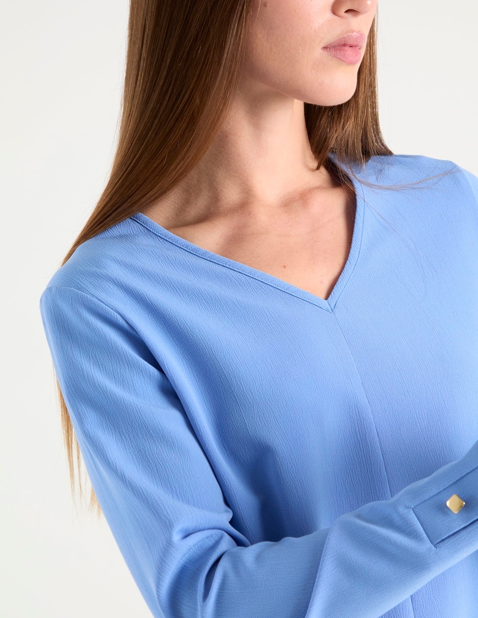 Blusa manga larga para mujer 5